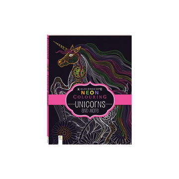 Kaleidoscope Neon Colouring - Unicorns and More